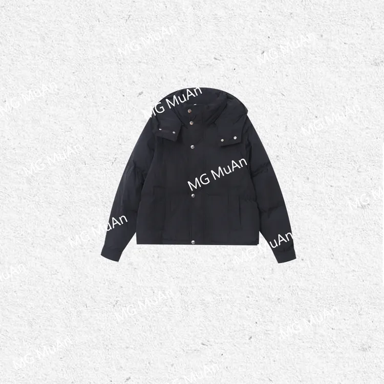 木岸MUAN：《往事羽绒服》定制高级两穿帽子可拆连帽羽绒服女MJ-B111