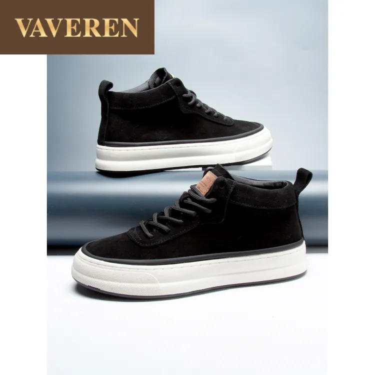 高档轻奢男鞋夏季高帮鞋2025新款低帮英伦风百搭休闲鞋