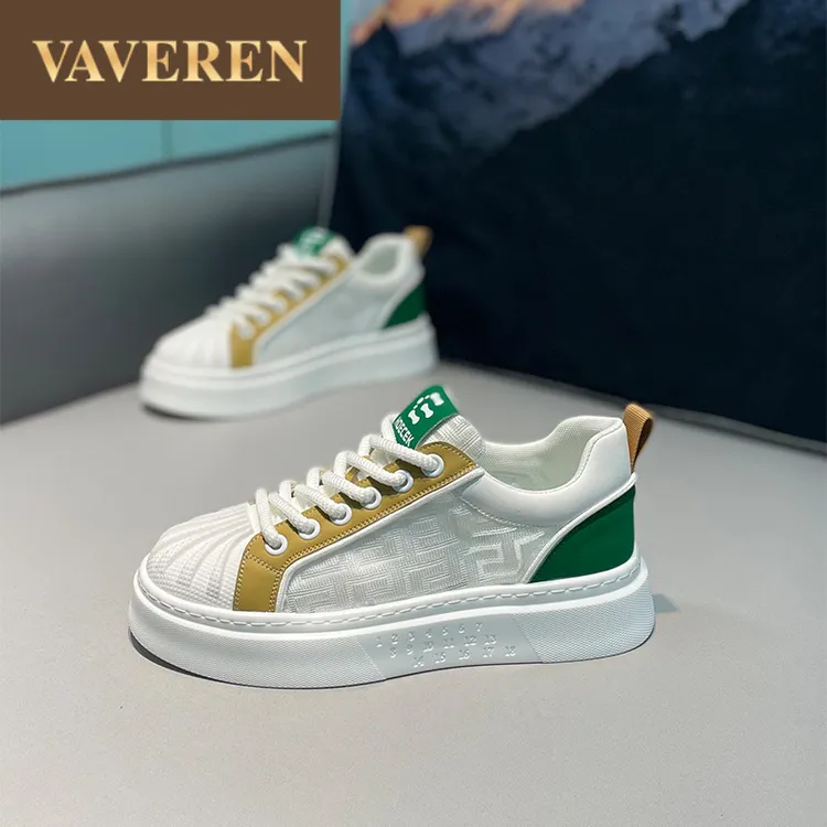 高档轻奢贝壳头男鞋2025夏季新款低帮网面轻便夏季时尚透气男鞋