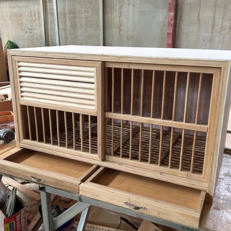 种鸽竹木配对巢箱