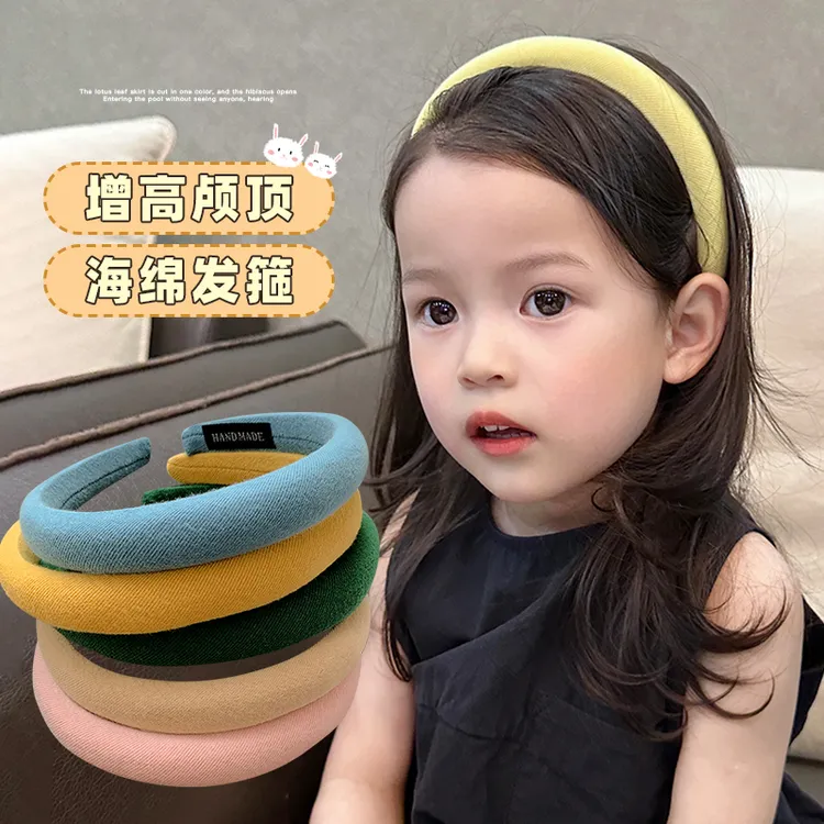可爱儿童发箍女童不勒头海绵头箍小女孩网红百搭压发发卡头饰发饰
