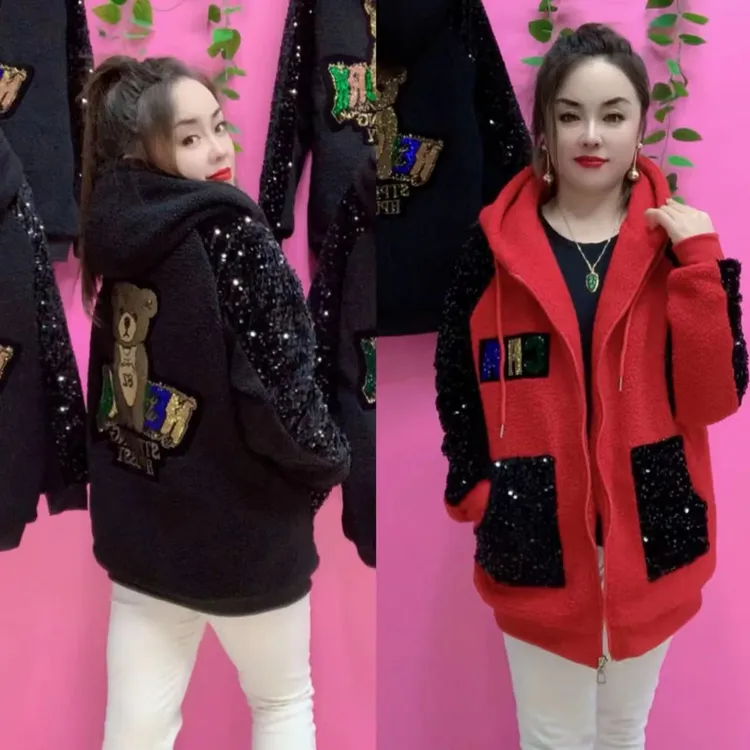 时尚加绒加厚秋冬外套