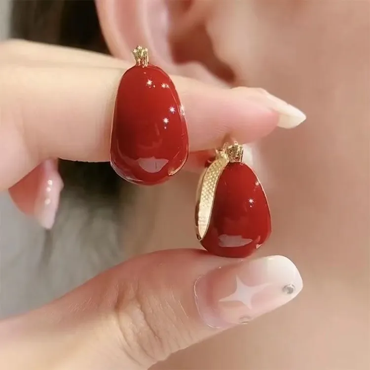 合金耳饰 韩国东大门小圆圈耳扣耳环（119）