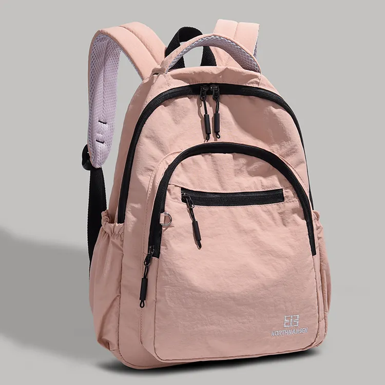 双肩包女2025新款牛津布背包户外旅游登山包大容量轻便学生书包潮