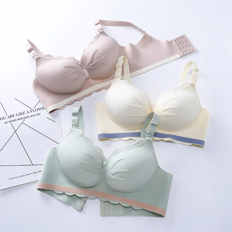 熙日皇妃哺乳内衣防下垂聚拢产后喂奶怀孕期专用孕妇文胸薄款夏季商品图