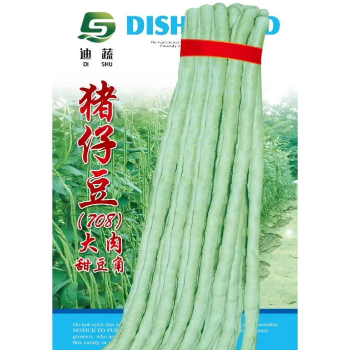 猪仔豆种子708*猪仔豆优质大肉甜豆角种子爬架爬藤种子