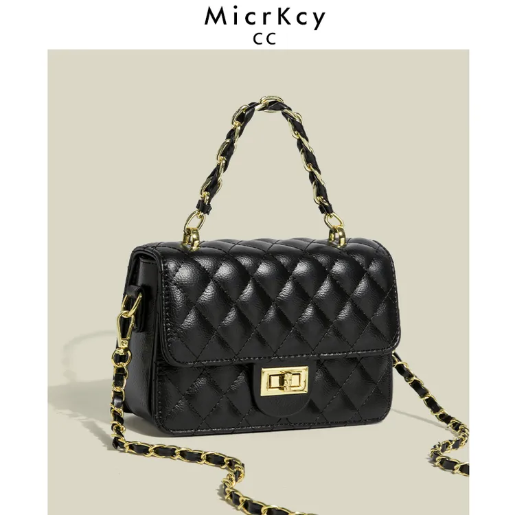 时尚百搭秋冬爆款包包女2025新款小香风菱格链条包单肩斜挎手提包