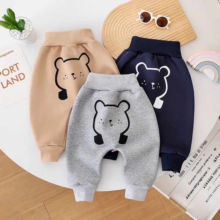 工厂店保暖儿童大屁屁裤pp裤奥利绒保暖一条过冬安全舒适男宝女童