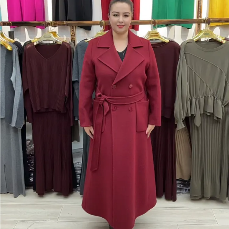 新款羊毛大衣显瘦网红时尚羊绒