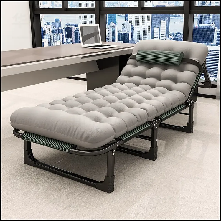 折叠床办公室单人午休午睡折叠懒人躺椅多功能行军床成人午休神器