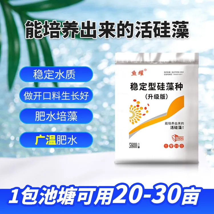 鱼耀硅藻种水产养殖小球藻鱼虾塘肥水稳定型活硅藻水产养殖常备