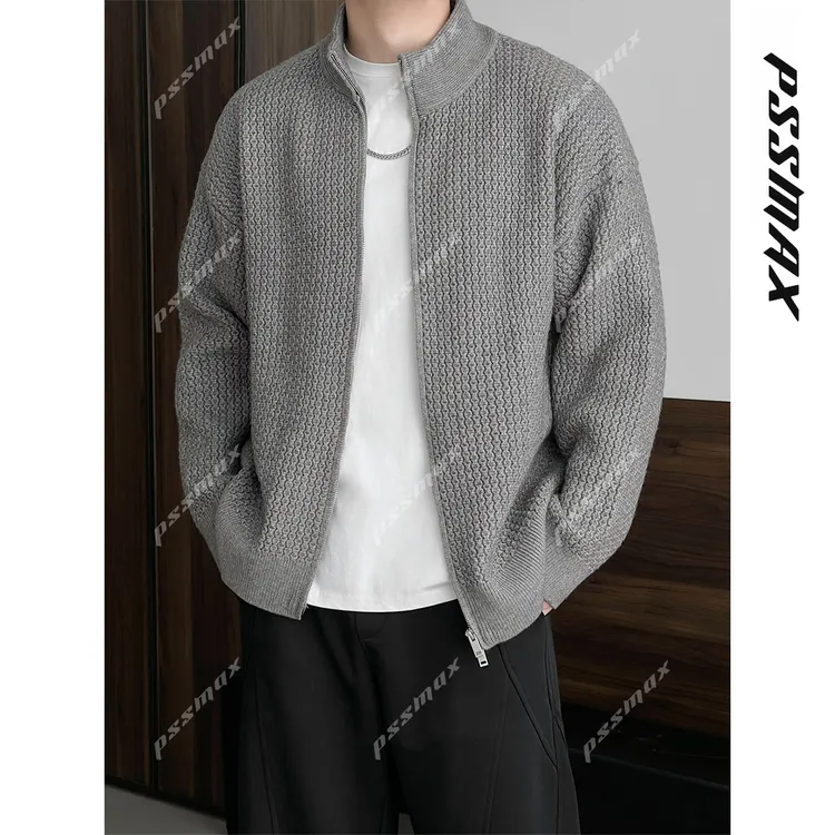 【现货】【PSSMAX】胖俗俗【雾弥冬音】秋冬高级质感重磅针织开衫外套