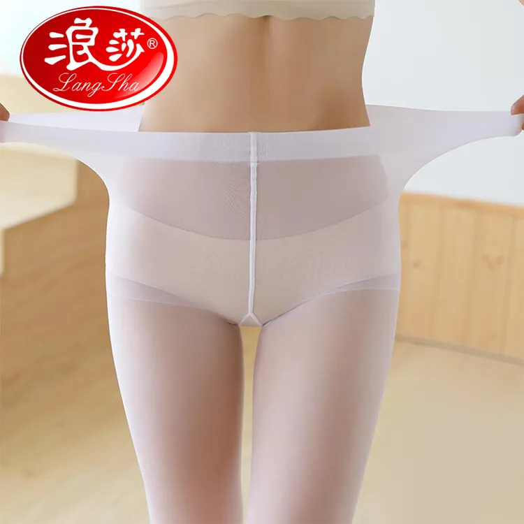 1/2/3双浪莎夏季薄款日系白色护士丝袜尤莱特lolita打底连裤袜子
