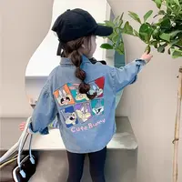 女童牛仔外套春秋季2025新款儿童夏款洋气宝宝薄外套上衣春秋外套