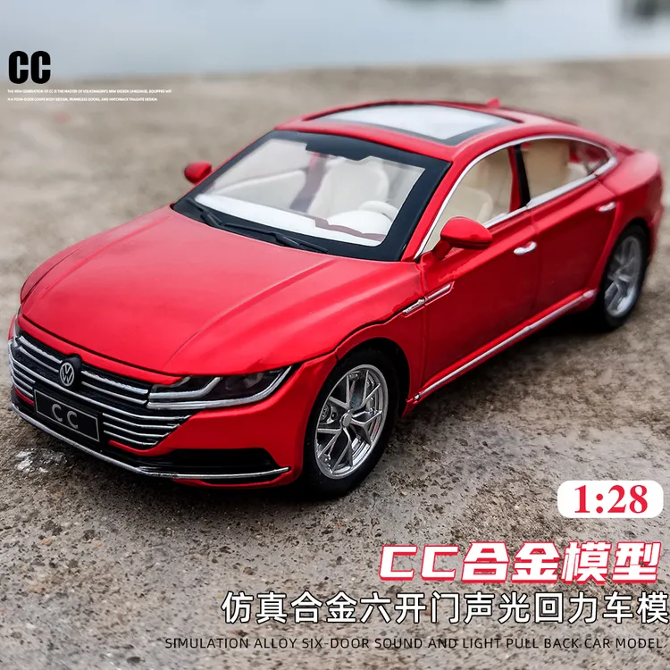 中号大众CC合金车模跑车仿真汽车模型收藏摆件玩具车男孩礼物