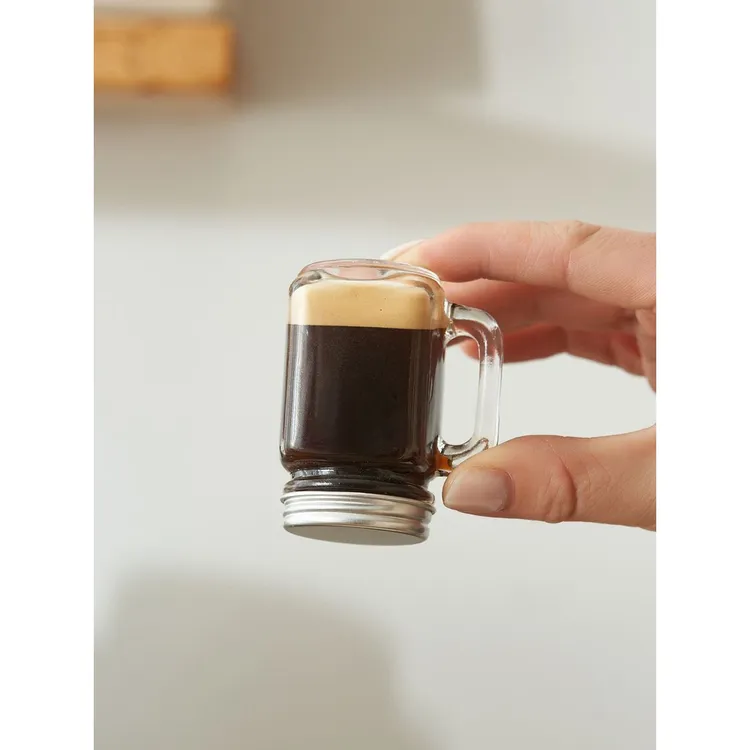 迷你咖啡浓缩液分装瓶密封罐小样酒杯蜂蜜样品收纳罐子储存罐高档