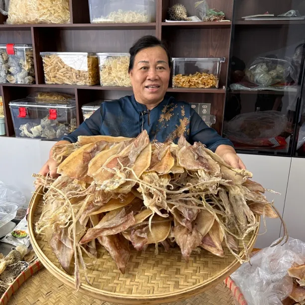 电白特产博贺船晒鱿鱼干 新鲜生晒 500克装 海味干货食用