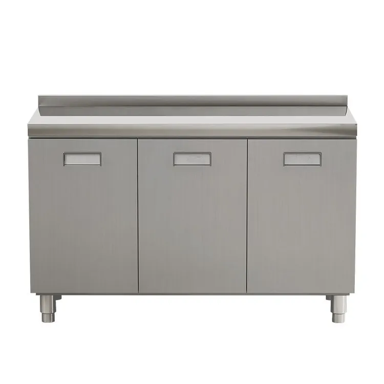 304整体不锈钢厨房橱柜家庭简易灶台一体家用经济型农村储物碗柜