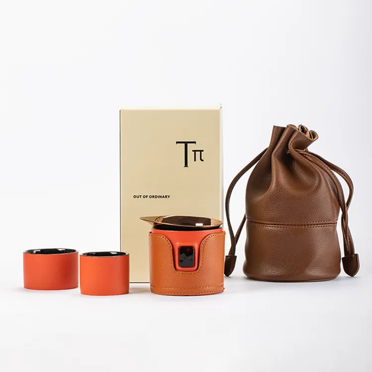 沏派轻奢飞行壶复古中式快客杯家用办公陶瓷泡茶壶户外便携式茶具