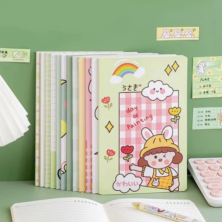【15本】A5卡通笔记本学生记事本30张60页