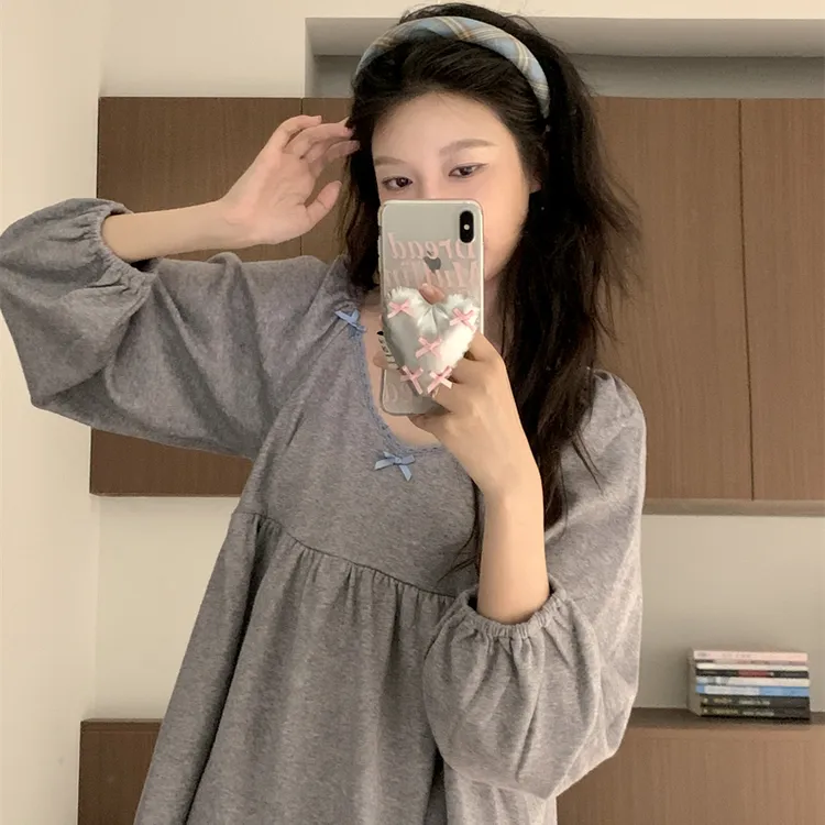 韩国ins甜美小香风睡衣女款秋冬季花边加厚毛巾绒保暖家居服套装