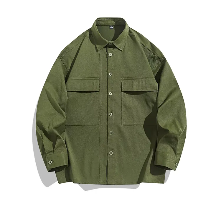 复古休闲美式宽松衬衫