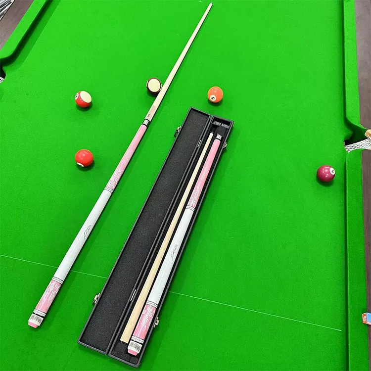 粉色台球杆美洲粉豹黑八中式球杆中头大头小头杆入门黑科技枫木九