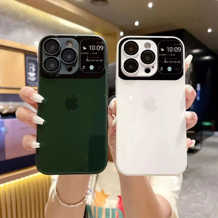 苹果14/13/12/11新款概念15大视窗 钢化玻璃iphone14promax手机壳