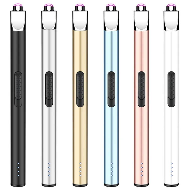 电量显示迷你USB电子厨房打火机户外电弧点火器广告礼品