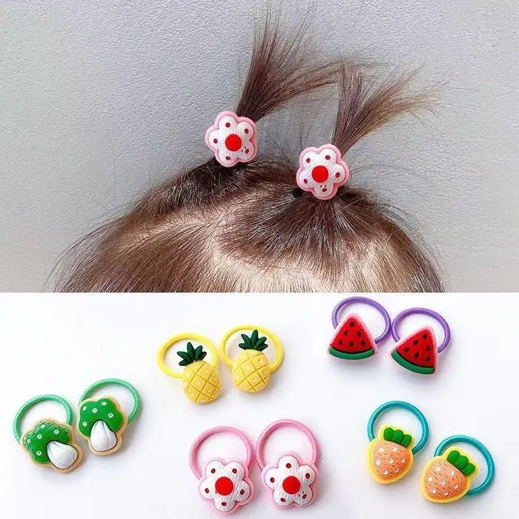 宝宝拇指发圈高弹力皮筋婴幼儿皮筋弹性大不伤发头绳发圈发饰头饰
