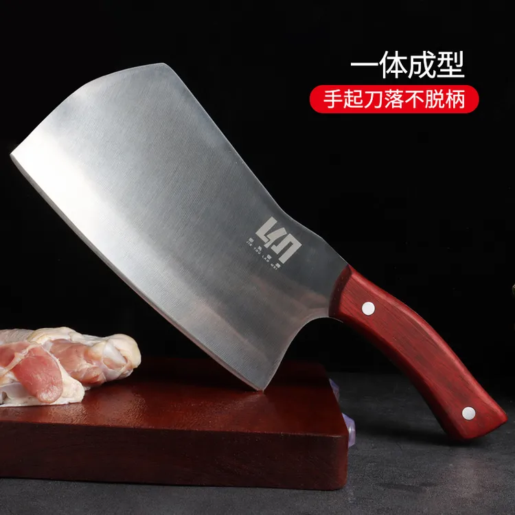 锻打砍骨刀厨房饭店斩骨刀家用流动剁骨刀砍大骨头刀不锈钢专用刀