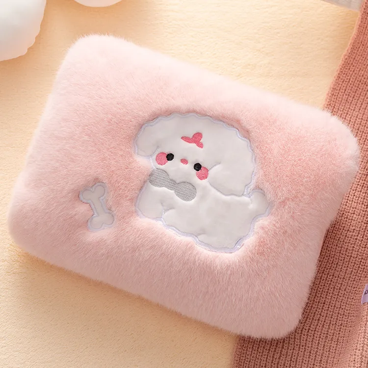 热水袋充电式防爆暖宝宝暖水袋注水女毛绒可爱暖手宝可拆洗电暖宝