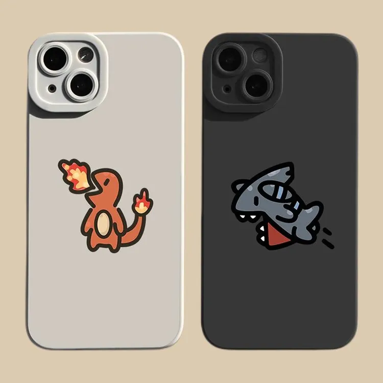 小火龙适用苹果15/16手机壳iPhone14promax卡通12/13简约xs/xr/8p