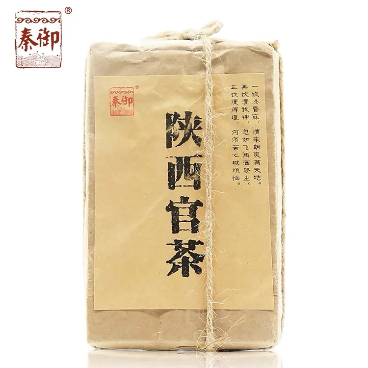 秦御茯茶之陕西官茶经典金花茯茶手工传承工艺醇厚口感珍藏