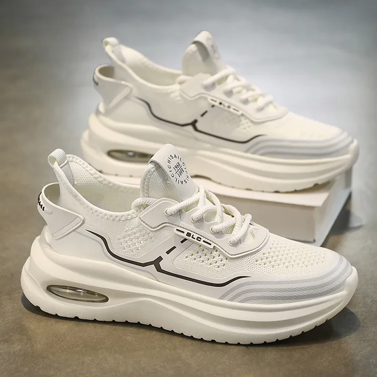 男鞋夏季网面透气网鞋运动休闲小白潮鞋青少年软底气垫减震跑步鞋