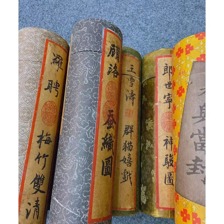 字画收藏赌画筒子画盲盒单个价随机发临摹品鉴送礼文化