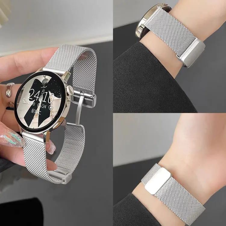 适用华为gt4/gt3表带金属磁吸手表watch3/4pro高级感女款42/46mm