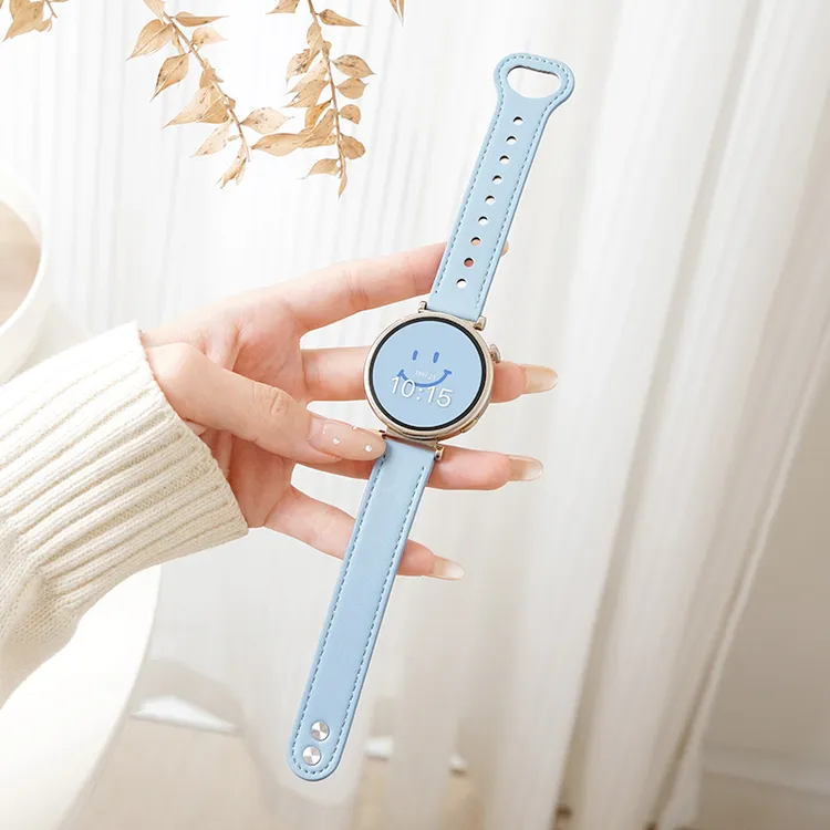 适用华为GT5手表表带watchgt5pro新款41mm女款真皮高级秋冬表带
