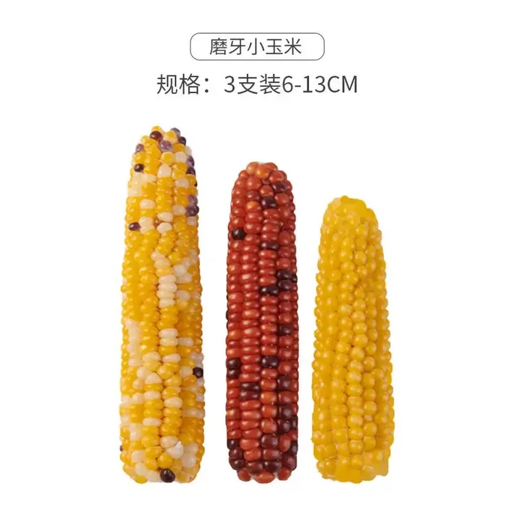仓鼠小玉米粮食零食营养磨牙小玉米棒金丝熊专用仓鼠零食磨牙棒