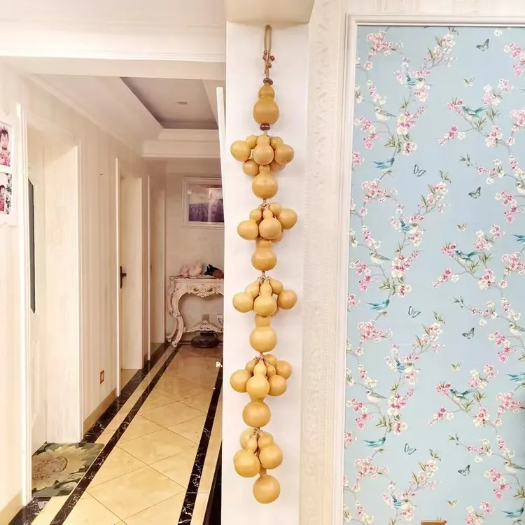 田园民族风手工天然葫芦串装饰品家居酒店酒吧茶室农家乐挂件饰品