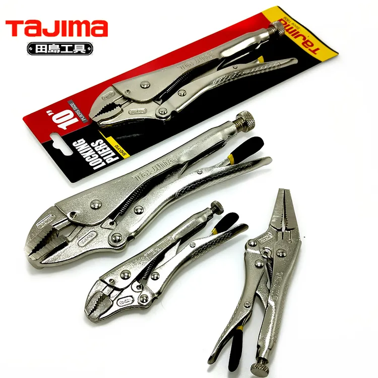 TaJIma/田岛圆口大力钳子直口尖嘴大力钳子铬钼合金钢直嘴切断线
