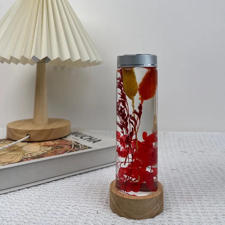 永生花浮游花玻璃瓶花束标本花材
