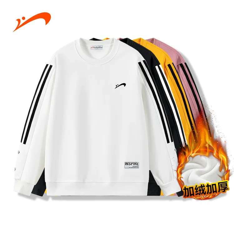 贵人鸟春季情侣套头卫衣运动休闲长袖百搭圆领宽松潮流上衣