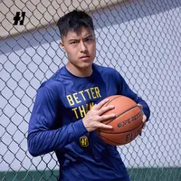 HOPEBETTER 夏季新款简约 BTY运动速干长袖T恤宽松薄款成人款