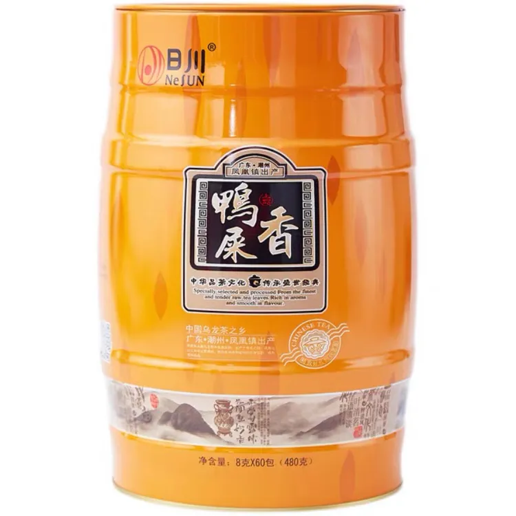 日川凤凰单丛茶鸭屎香 潮州春茶单枞茶乌龙茶银花香480g罐装送礼