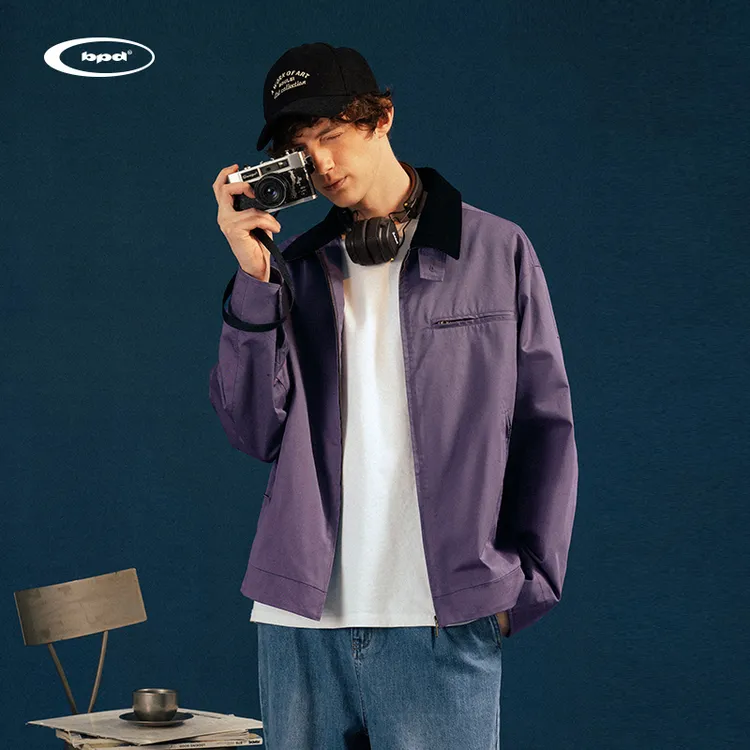 ben·panda熊猫本底特律夹克男户外翻领外套