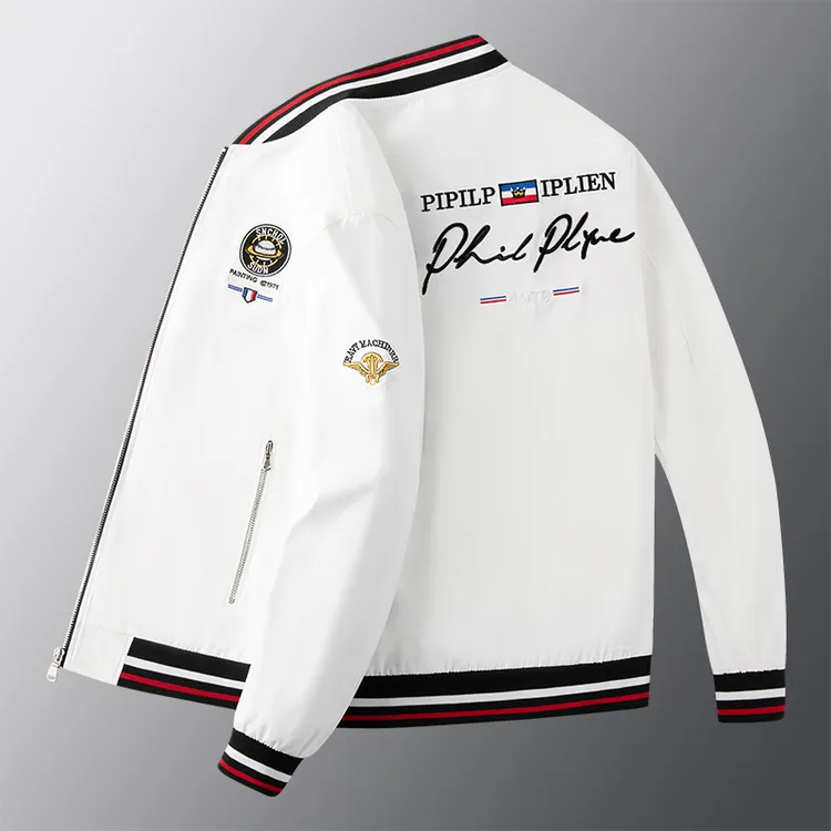 皮尔卡丹男夹克外套新款立领运动高级感休闲百搭棒球领服饰潮流商品图