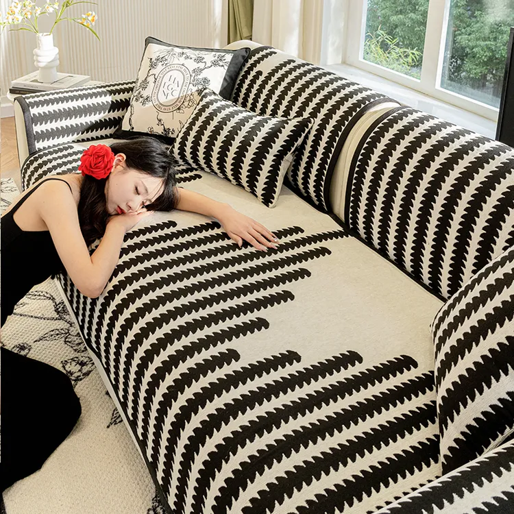 雪尼尔沙发垫四季通用2025新款沙发垫子防滑沙发套罩高级感全盖布