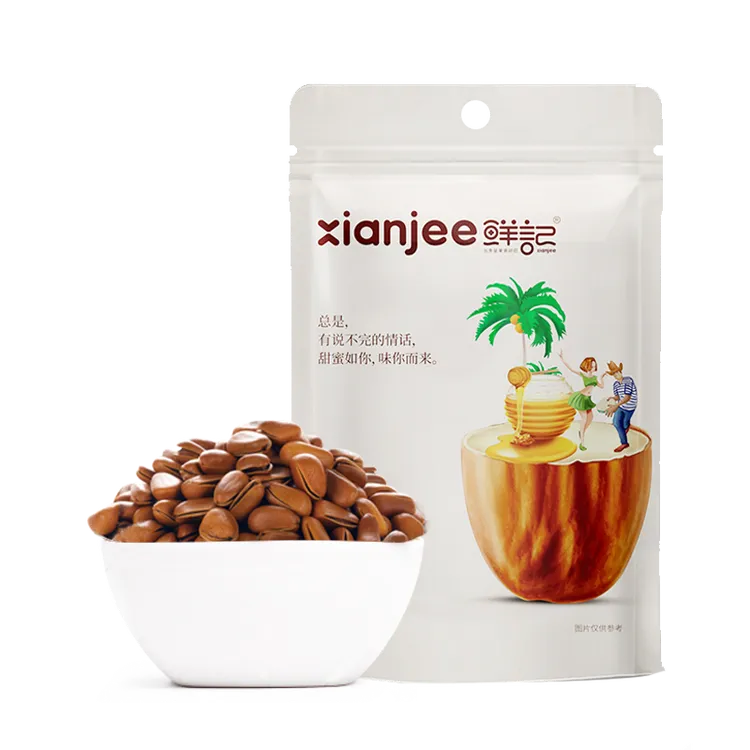 鲜记开口松子250克袋装