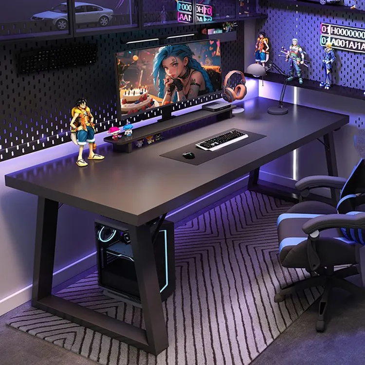 电脑桌家用台式电竞桌椅工作台卧室书桌学生办公桌子桌子电脑桌